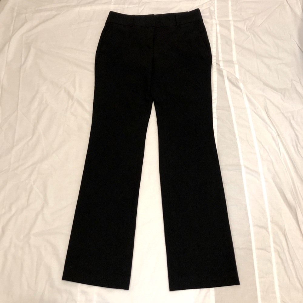 Ann Taylor Black Trouser Dress Pants Size 2
